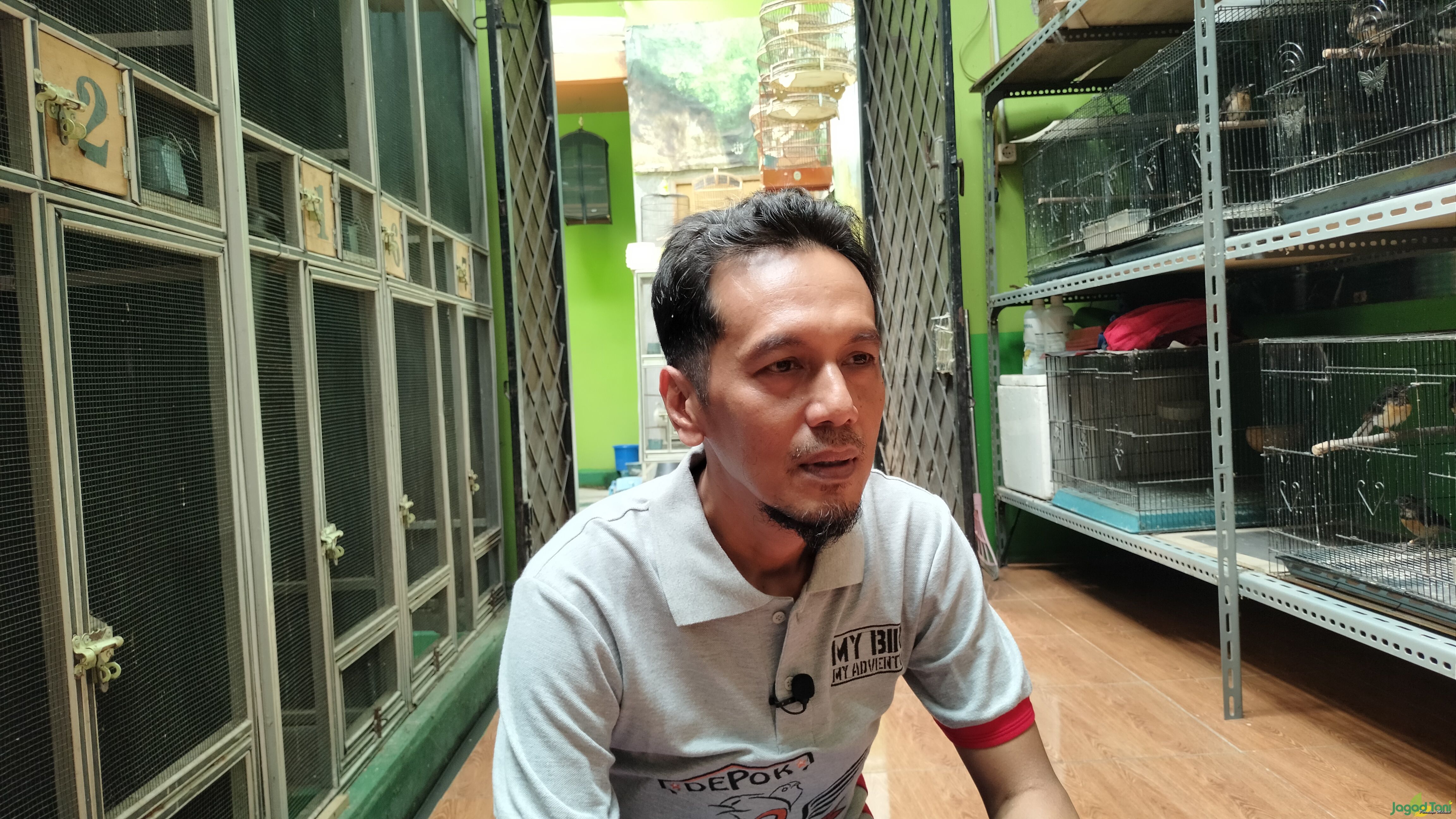 Racmat Fajri pemilik peternakan Tamir Bird Farm 