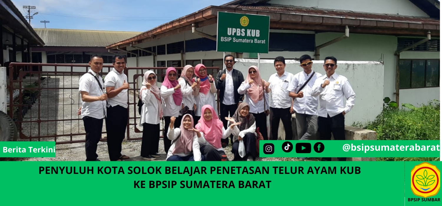 Penyuluh Kota Solok pelajari cara menetaskan telur ke BSIP Sumatera Barat